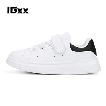 IGxx 2022 нова Детски обувки за момчета/момичета, бели обувки, Удобни ежедневни обувки, детски обувки за момчета и момичета от 4 до 12 години, размер: 27-38