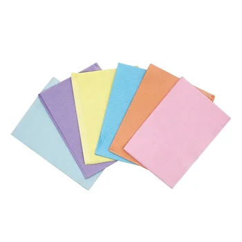 Престилки 3 Ply зубоврачебные медицински устранимые цветен водоустойчивые търпеливите хартия за ползване от възрастни за деца